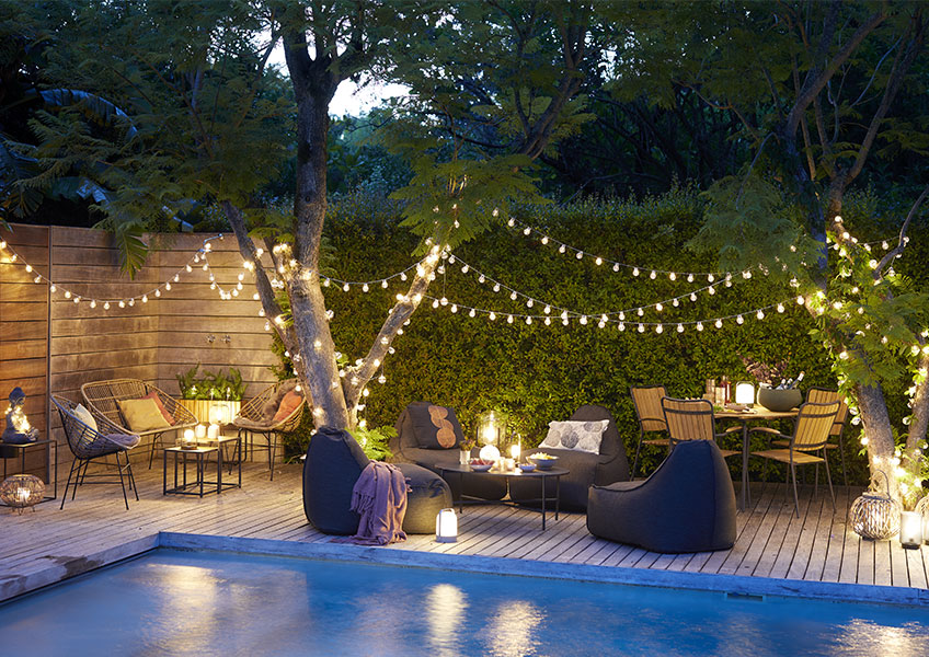 Hamulight's Weg zur Perfekten Terrassenüberdachung Beleuchtung: Einzigartige LED-Lösungen für Geschäfts- und Privatkunden