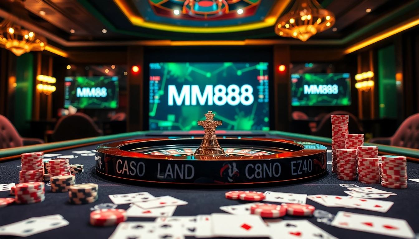 Betting excitement at MM88 with lively casino games and vibrant visuals.